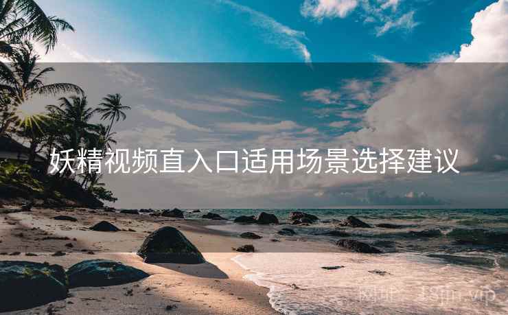 妖精视频直入口适用场景选择建议