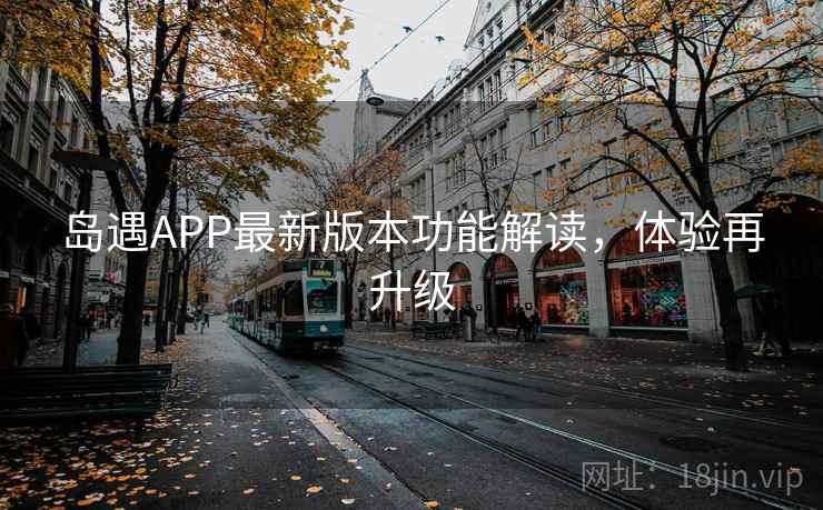 岛遇APP最新版本功能解读，体验再升级