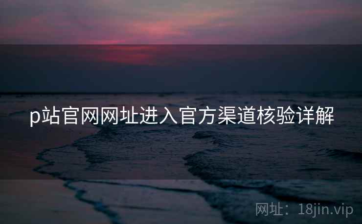 p站官网网址进入官方渠道核验详解